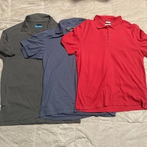 Mens polo lot medium PGA Calvin Klein golf #400
